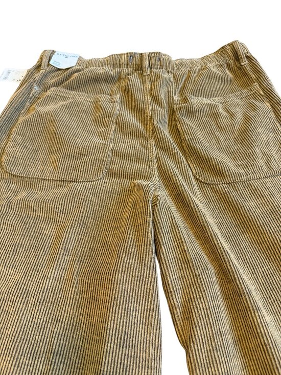 We The Free People Roscoe Pull-On Straight Textured Cotton Pants Size XL NWT - Picture 9 of 15